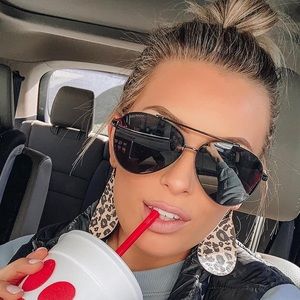 TopFoxx Black Aviator Sunglasses 🕶